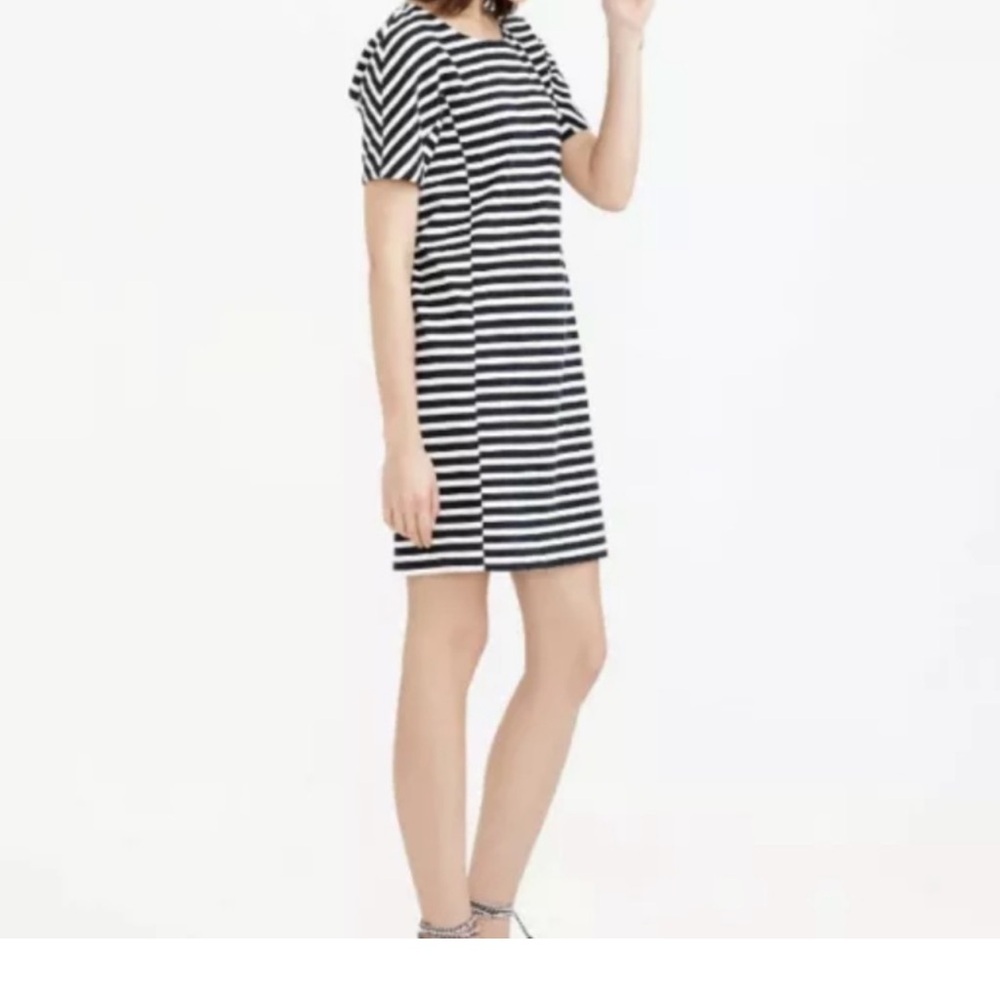 J Crew Striped T Shirt Dress